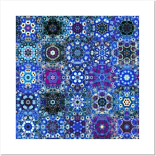 Snowflake Vibrant Flowers Posters and Art